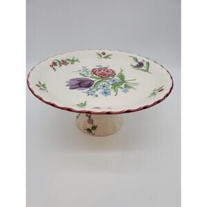 Mann Porcelain Cake Stand - Made in Japan - 10in